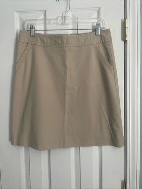 Banana Republic Khaki Tan A-Line Skirt